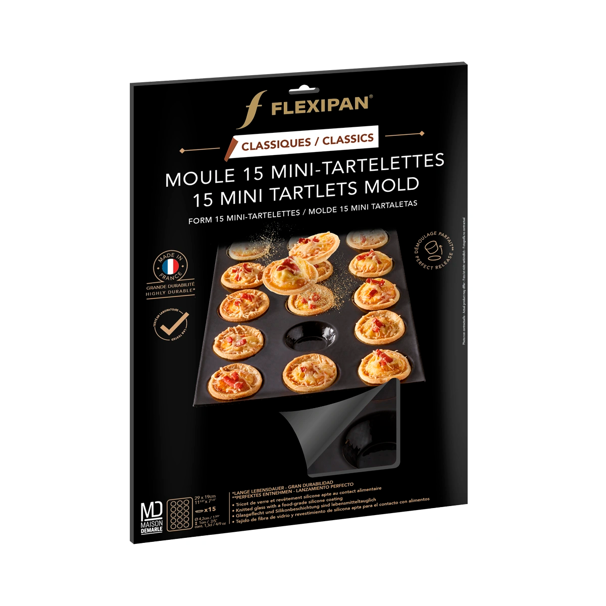 Moule 30 mini-tartelettes - Moule silicone français - Flexipan® – Boutique  officielle Flexipan®